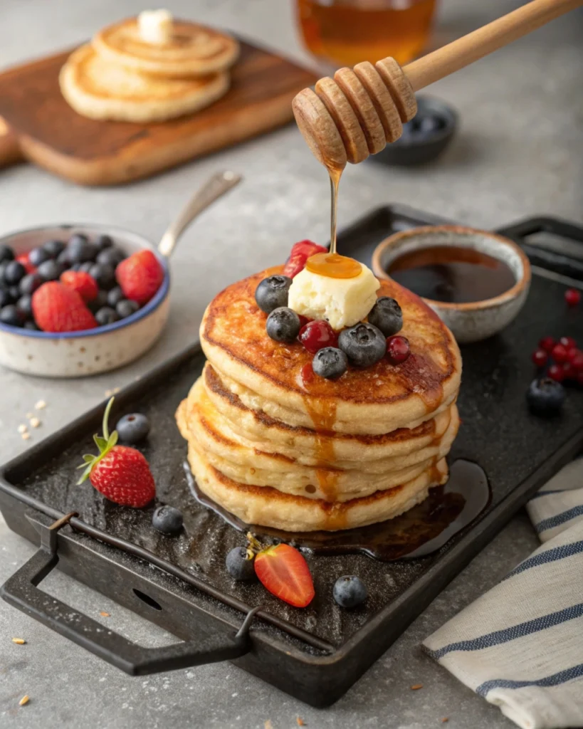 2Golden Pancakes – Classic Blackstone Breakfast Recipe