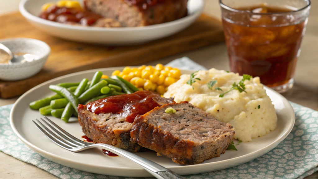 3Meatloaf Dinner with Classic Side Dishes – Complete Meal