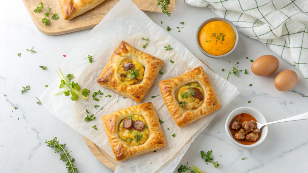 4Savory Puff Pastry Breakfast Hand Pies – Perfect for On the Go