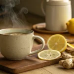 Bariatric tea recipe with lemon and ginger