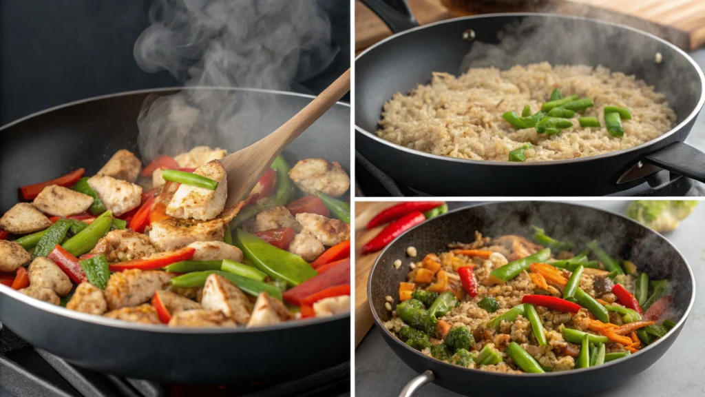 Cooking Benihana Chicken Fried Rice Step-by-Step