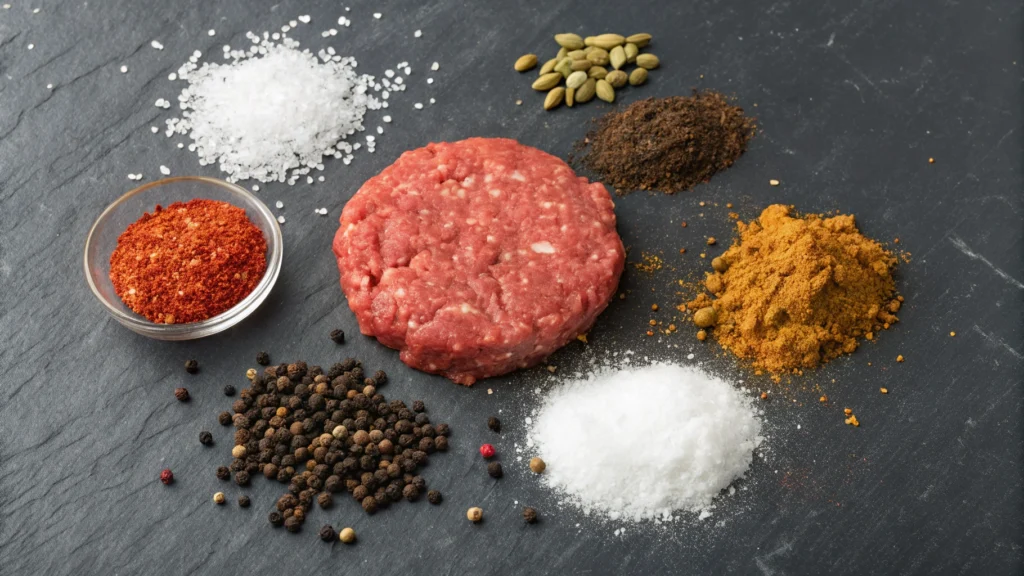 Best seasonings for Wagyu ground beef.