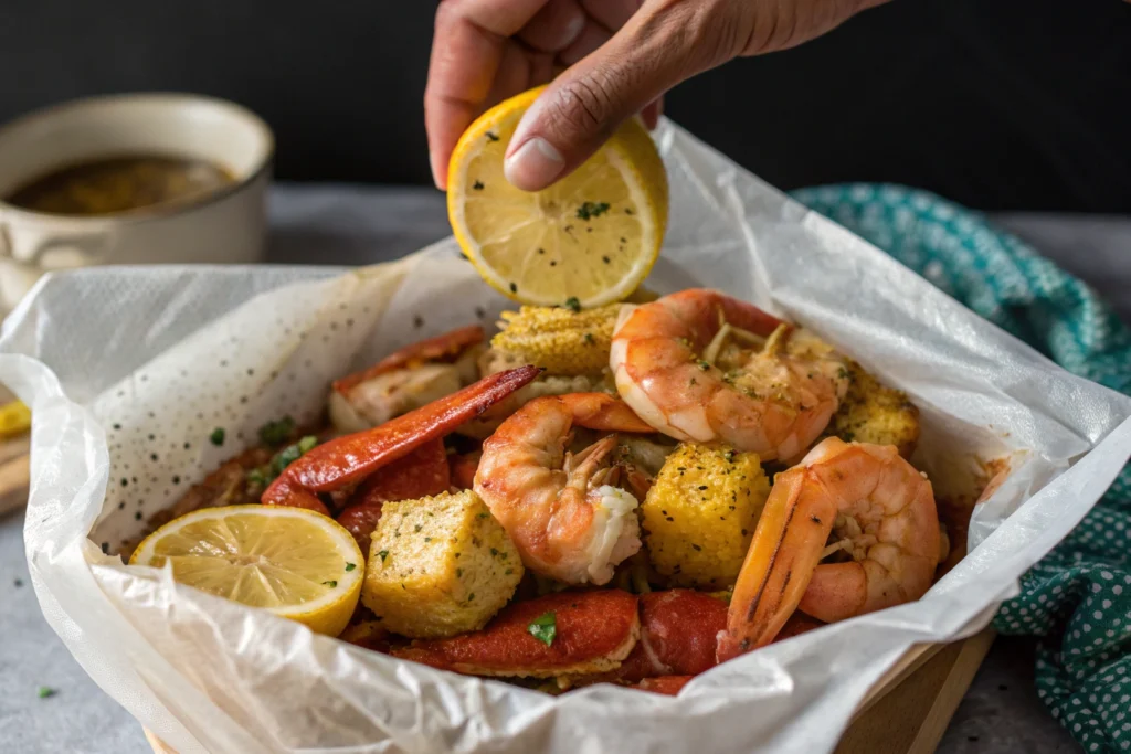 Seafood Boil Bag Cooking Process